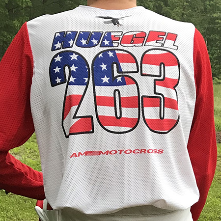 Sublimated American Flag MX Jersey Print