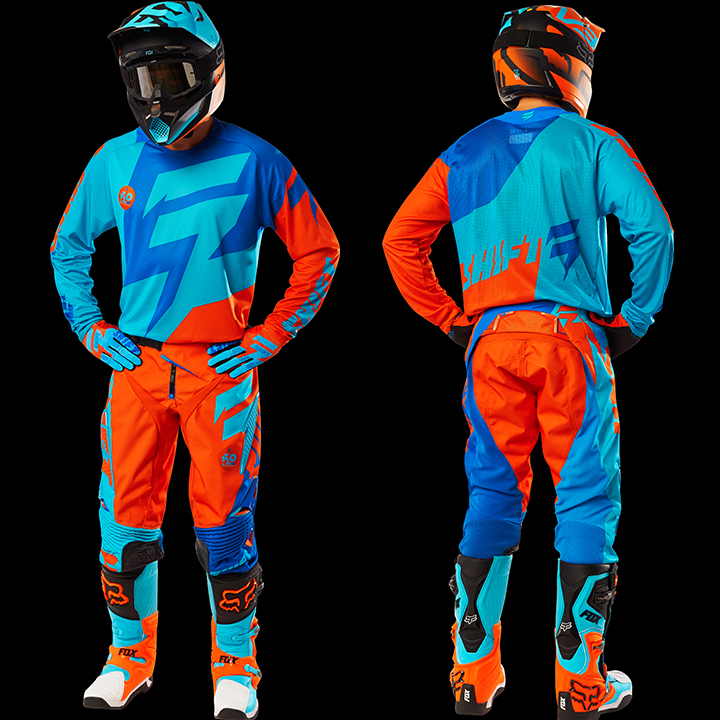 2016 SHIFT FACTION GEAR COMBO ORANGE/ BLUE - Pro Style MX