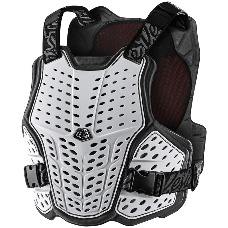 TLD ROCKFIGHT D30 CE FLEX CHEST PROTECTOR WHITE - Pro Style MX