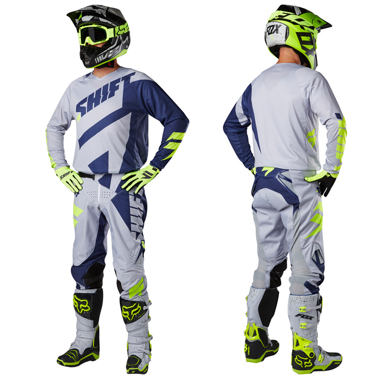 2017 SHIFT 3LACK MAINLINE GEAR COMBO GREY - Pro Style MX