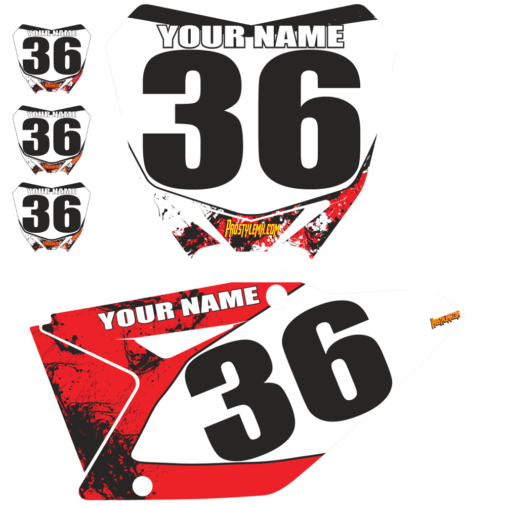 Sample Product Number Plate Kit - All Models - Pro Style MX