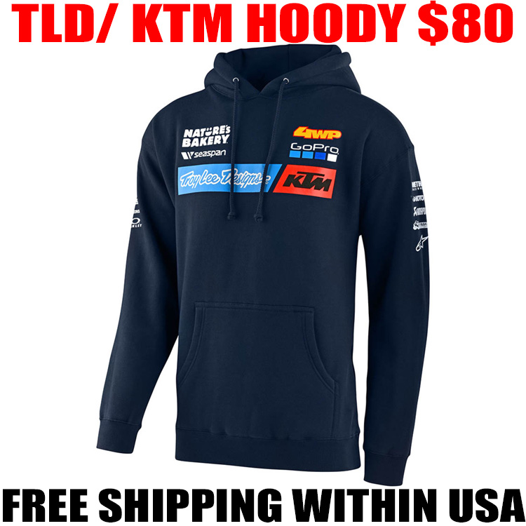 2020 TLD KTM TEAM PULLOVER NAVY - Pro Style MX