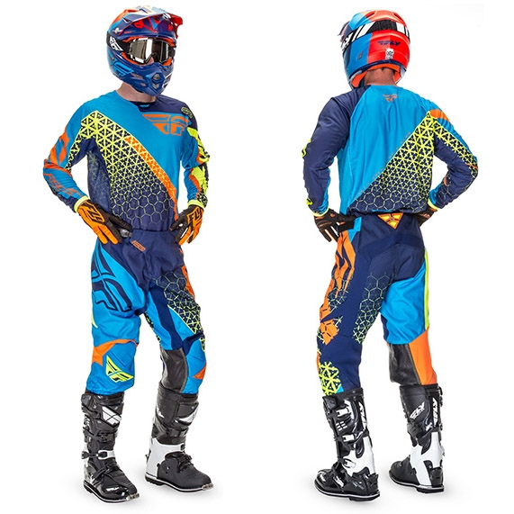 2016 FLY RACING KINETIC GEAR COMBO BLUE - Pro Style MX